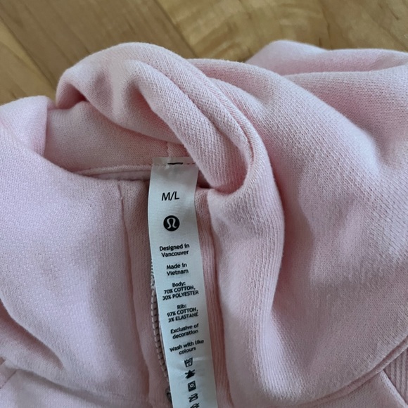 Lululemon Strawberry Milkshake Half Zip Scuba - Picture 2 of 4